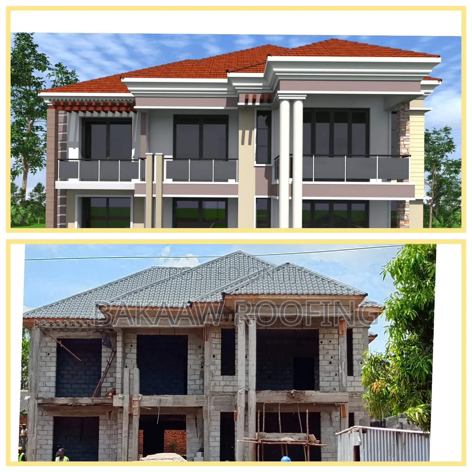 Bamboo Iron Sheets Roofing