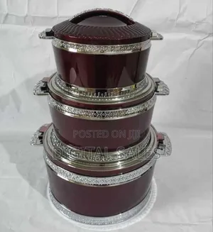 Maroon Ceramic Dishes Thermal 3pcs