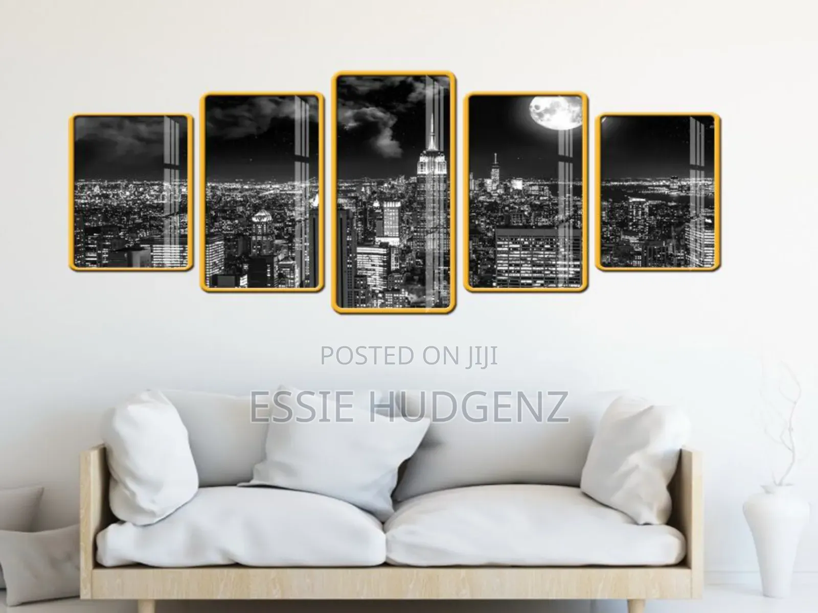 5piece Wall Art Flame