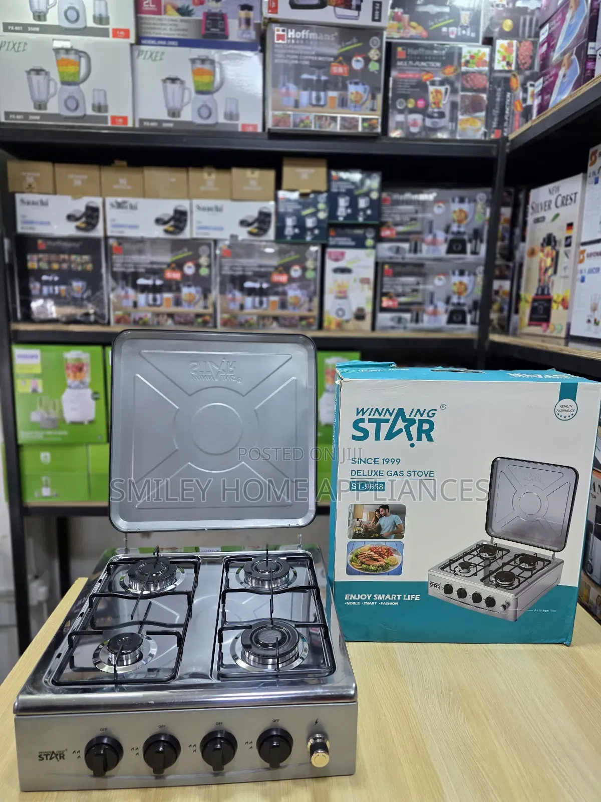Newly Restocked Winning Star 4 Gas Self Ignited Stove