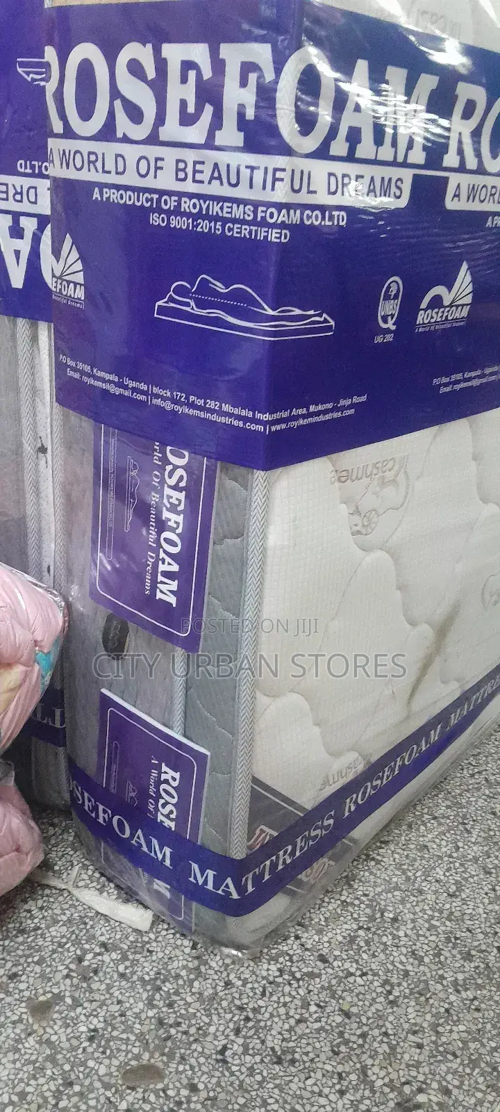 Rosefoam 12 Inches Double Layer Spring Mattress