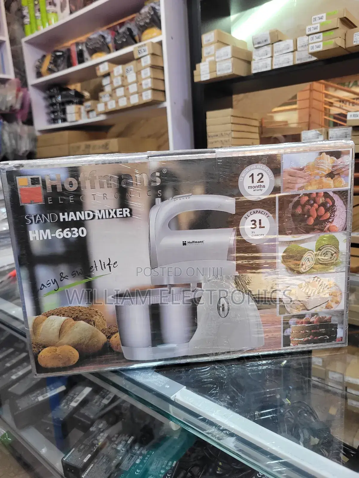 Hoffmans Stand Hand Mixer Hm-6630