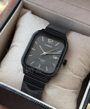 Black Casio 50m Water Resistant Watch
