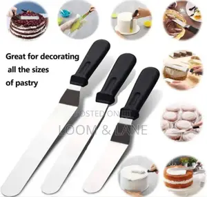 3 Sizes Professional Cake Frosting Scraper