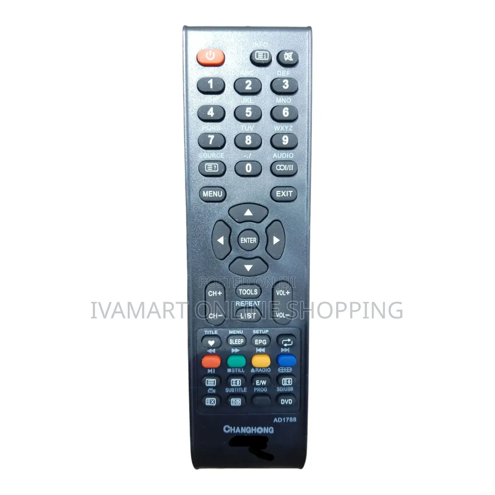 Changhong / Mitec Digital TV Remote