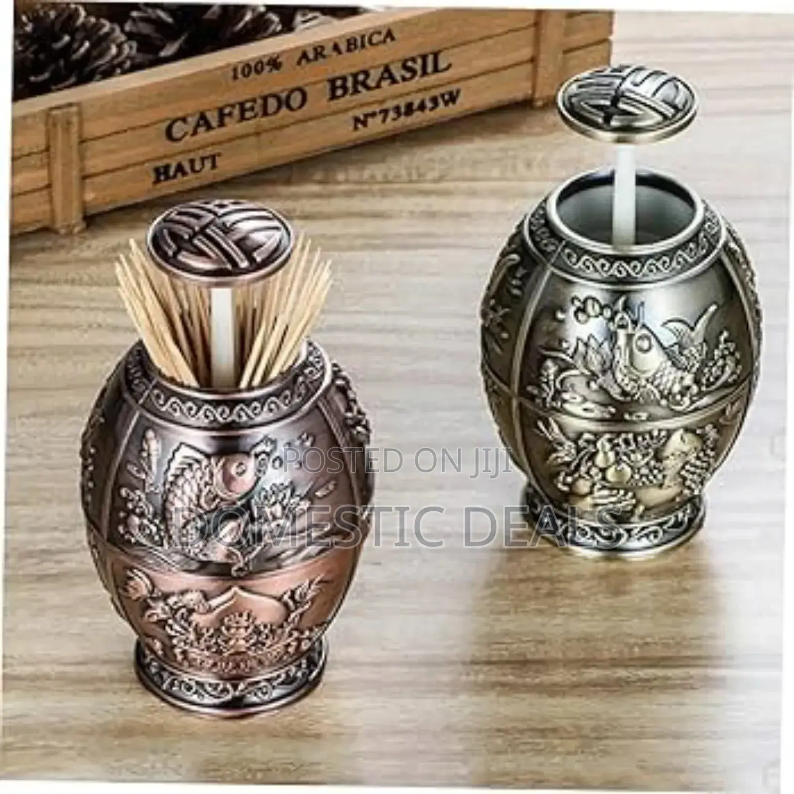 Pop Up Toothpick Holder