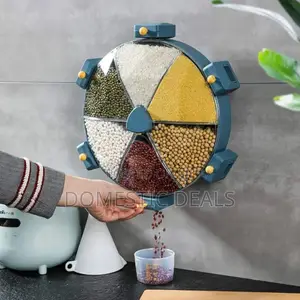 6 Rotary Grid Dry Food Dispenser