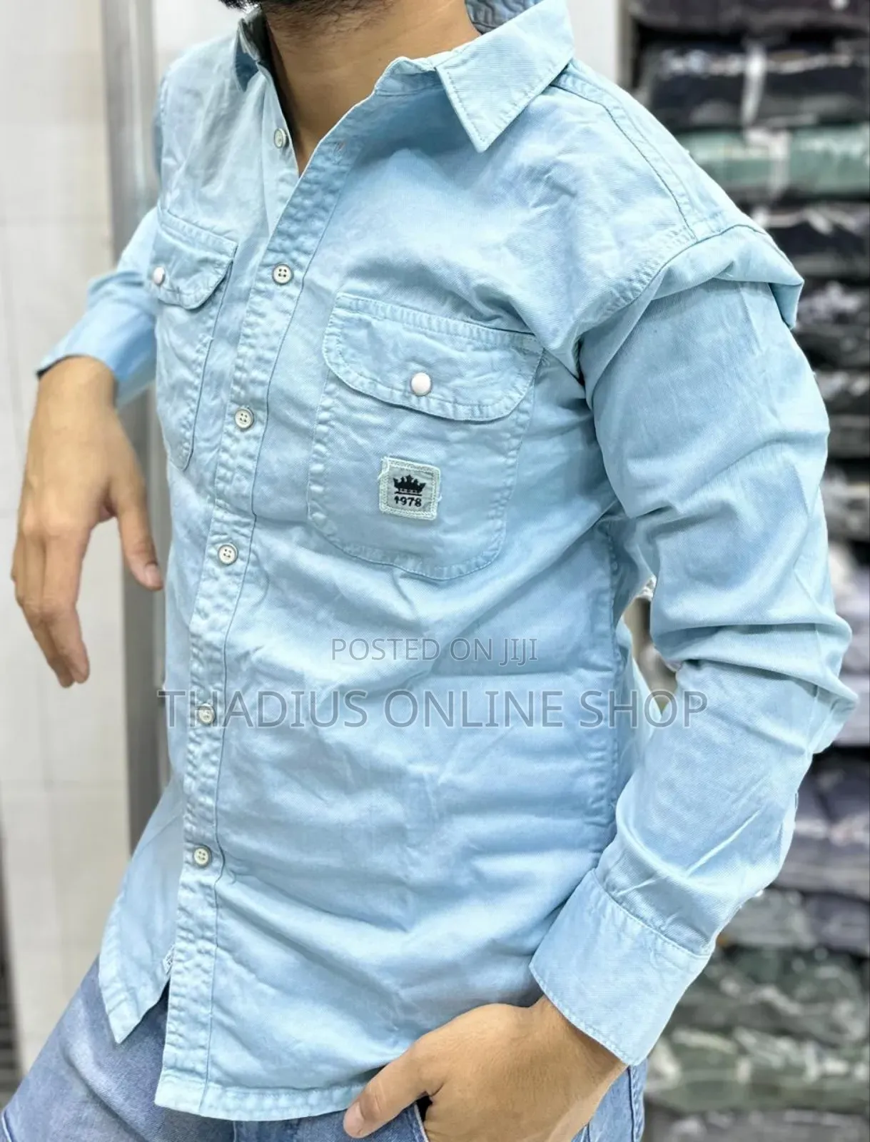 Mens Casual Denin Shirts