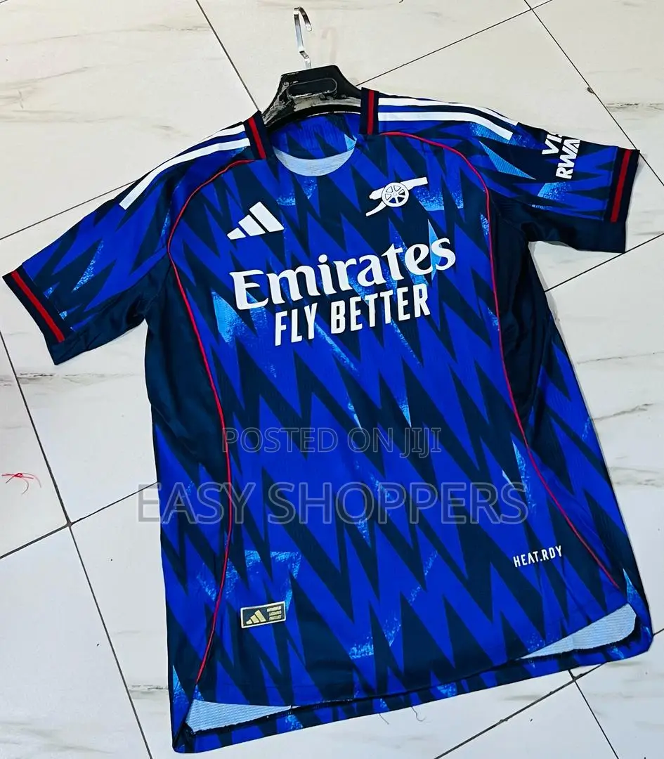 Arsenal 2025/2026 Away Jersey Players Version