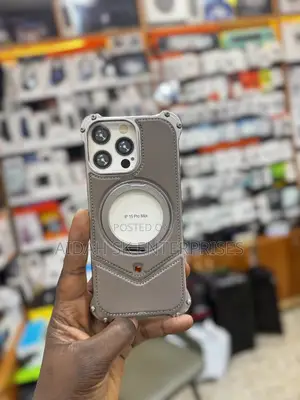 Movenchy Phone Case for 15 Promax Gray