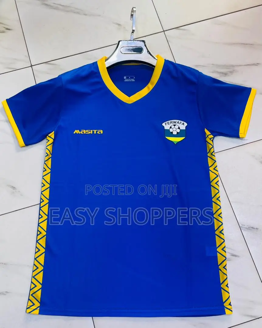 Rwanda National Football Team Jersey Blue