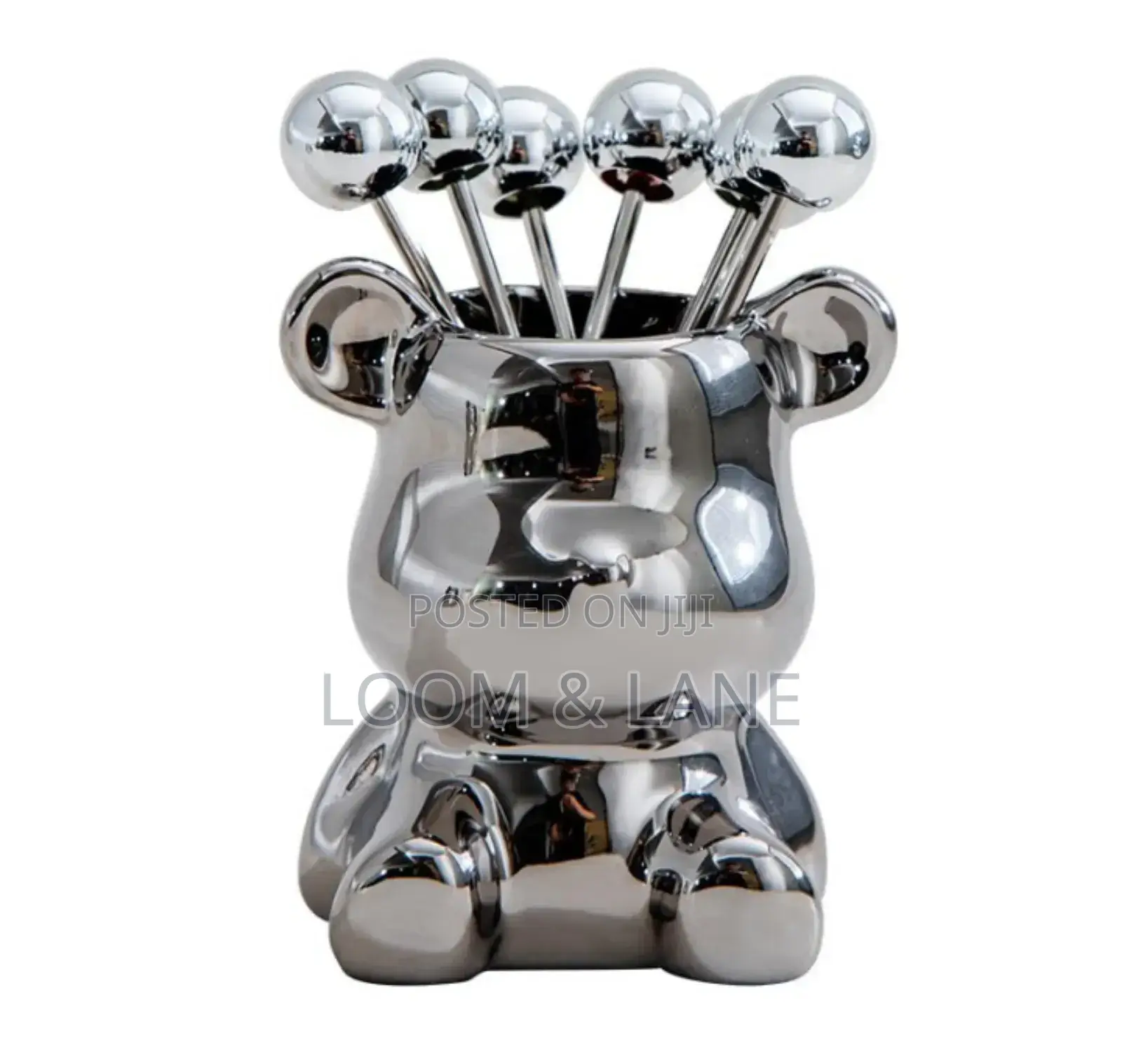Light Luxury Nordic Bear Fruit Fork Set