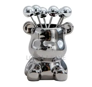 Light Luxury Nordic Bear Fruit Fork Set