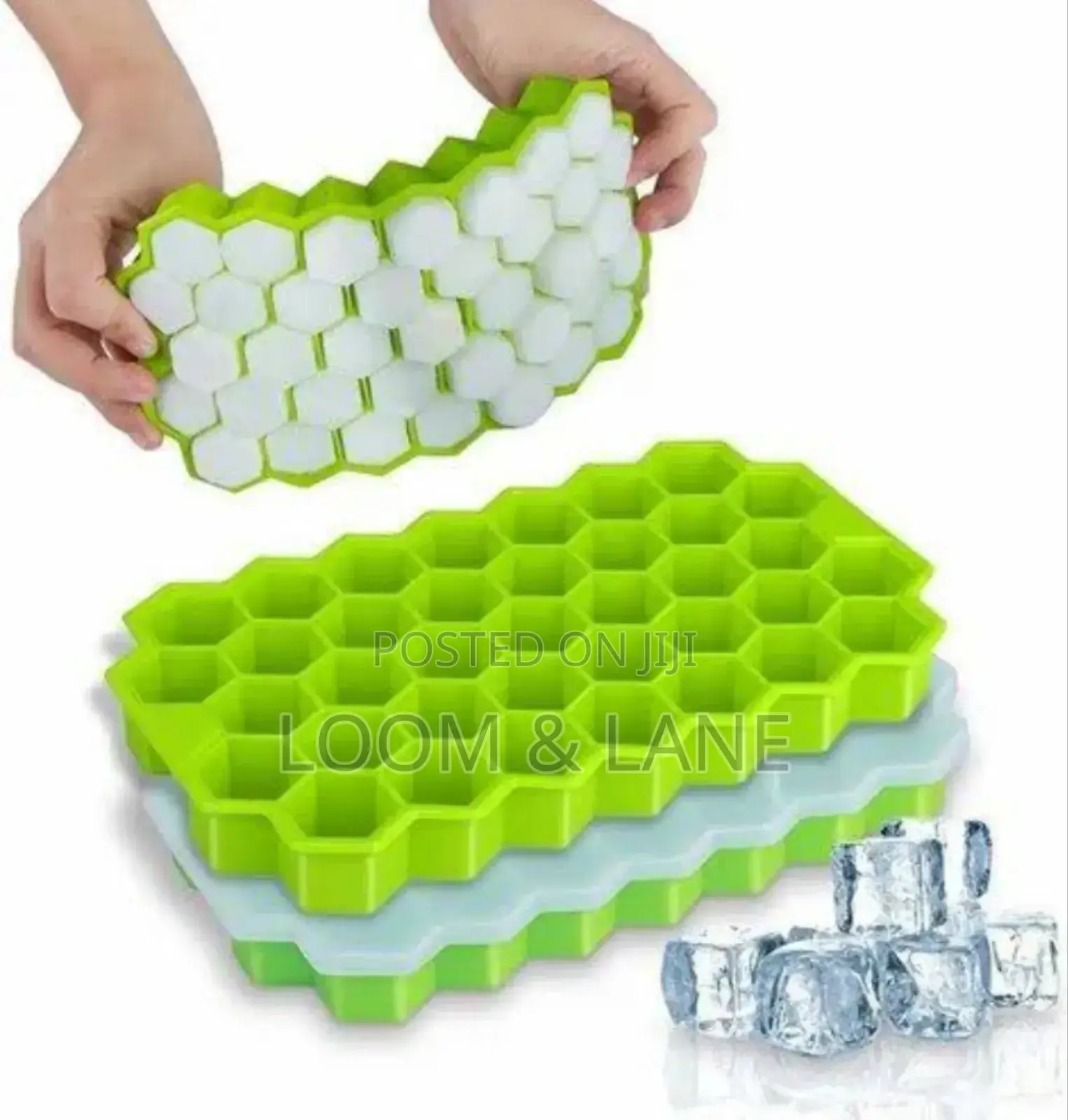 Acxilexy Ice Mold Tray With Lid