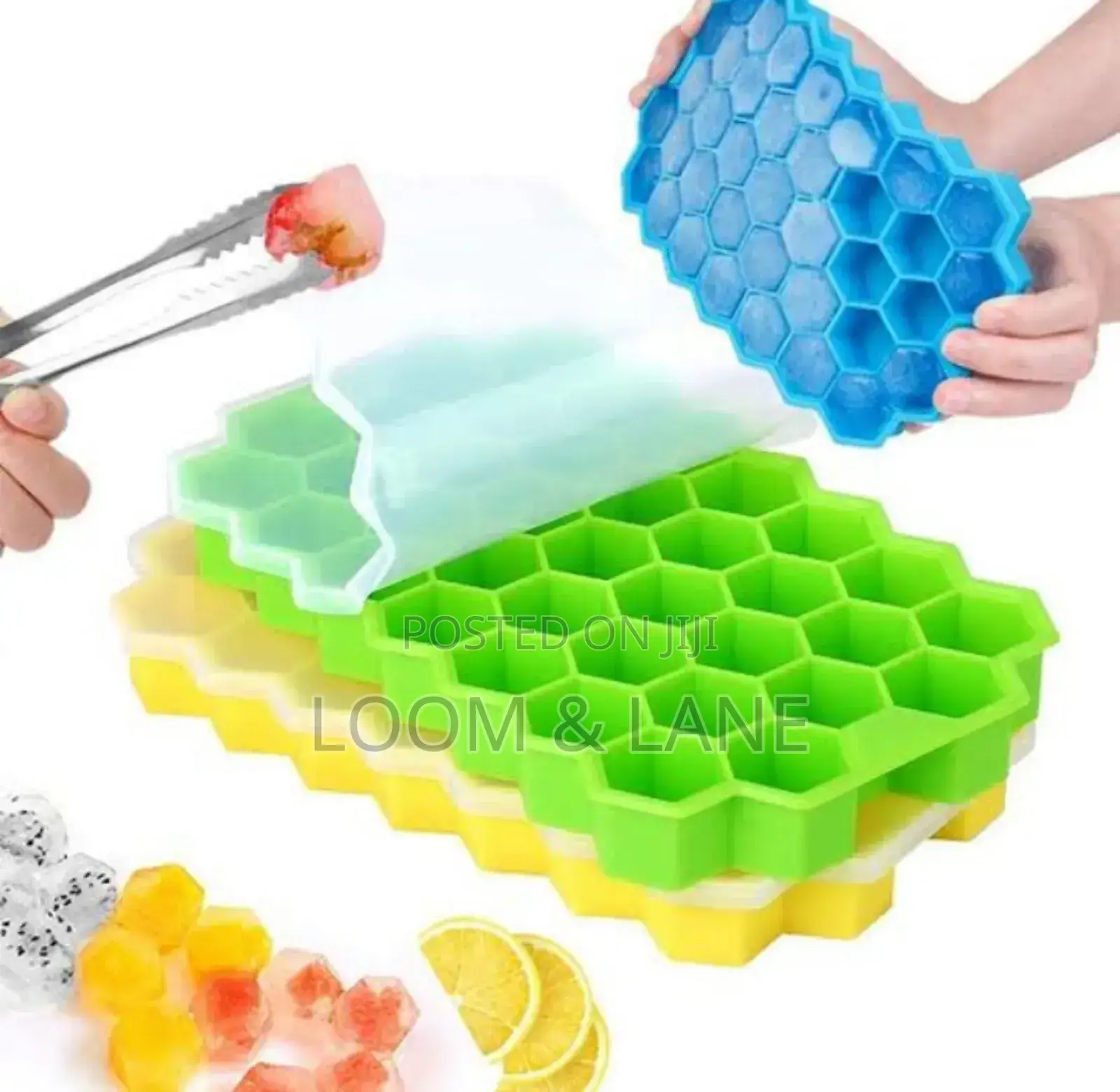 Acxilexy Ice Mold Tray With Lid