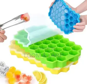 Acxilexy Ice Mold Tray With Lid