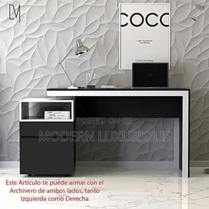 White /and Black/ Mode /Office Desk/ Good Furniture /