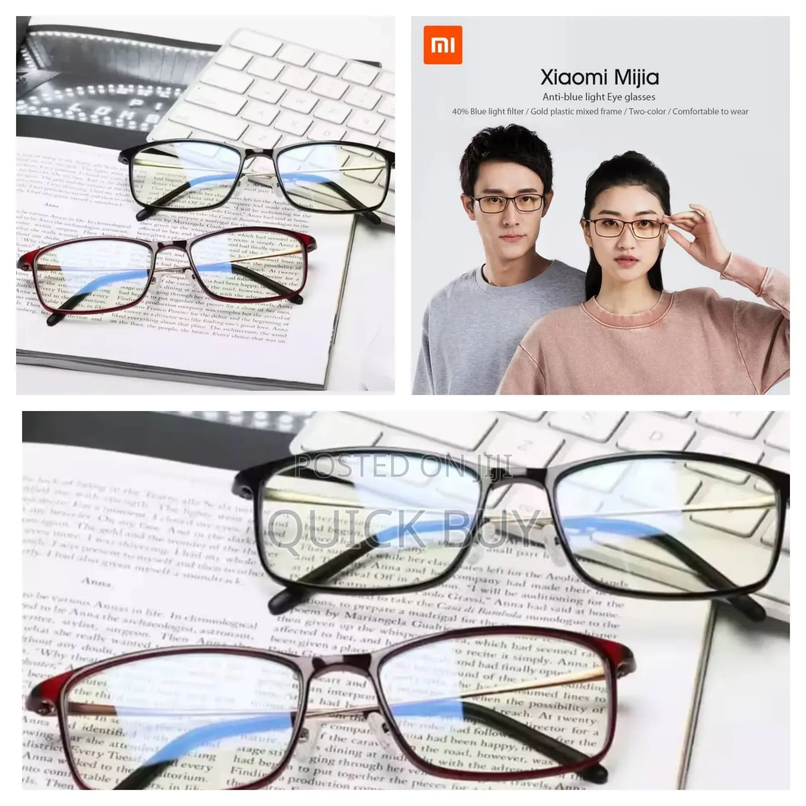 Xiaomi Mi Computer Glasses Anti Blue Ray Light Unisex