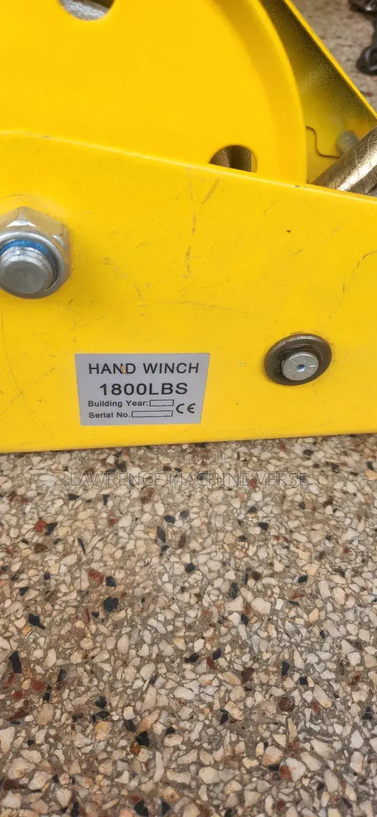 1 Ton Hand Winch Hoist