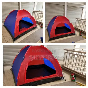 2 People Fully Manual Camping Tent With Carry Bag