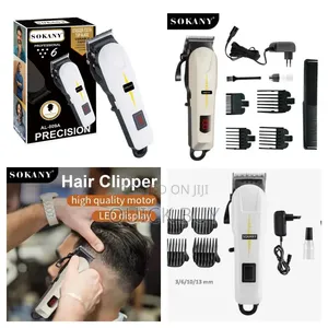 Sokany Rechargeable Professional Clipper With Accessor