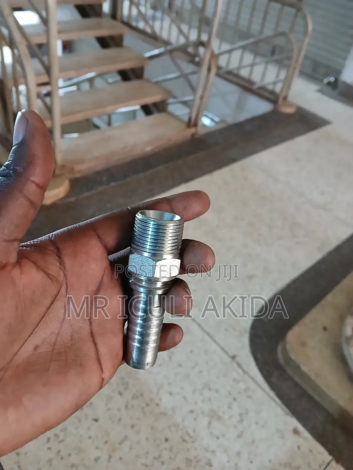 1" Stainless Steel Water Pipe Pipe To Machine Connector