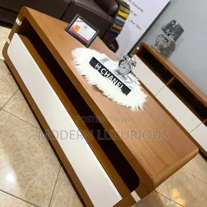 New Modern Coffee Table/ and Tv Stand/ With Marble Top
/