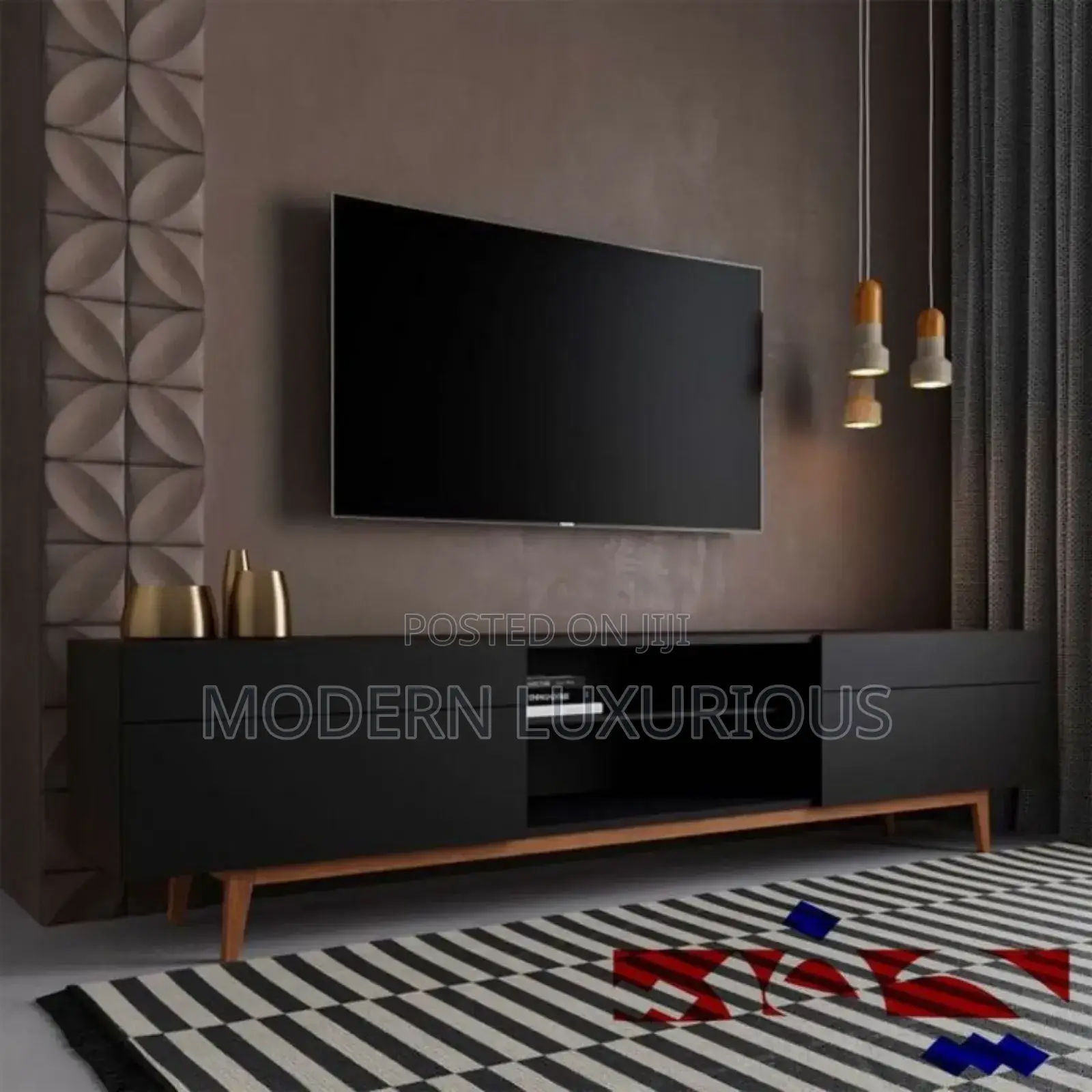 Unique Tv Stand/ With Fireplace to /Complete and /