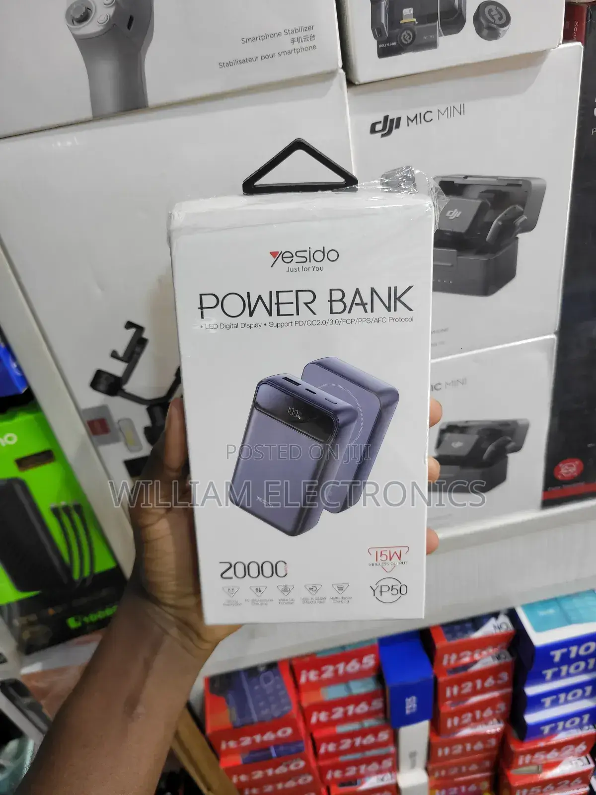 Yesido Wireless Power Bank 20000mah