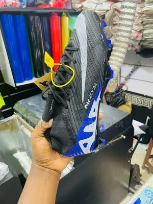 Blue Colors With Black Boots Original