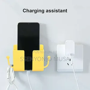Universal Wall Mount Phone Holder With Self-Adhesive