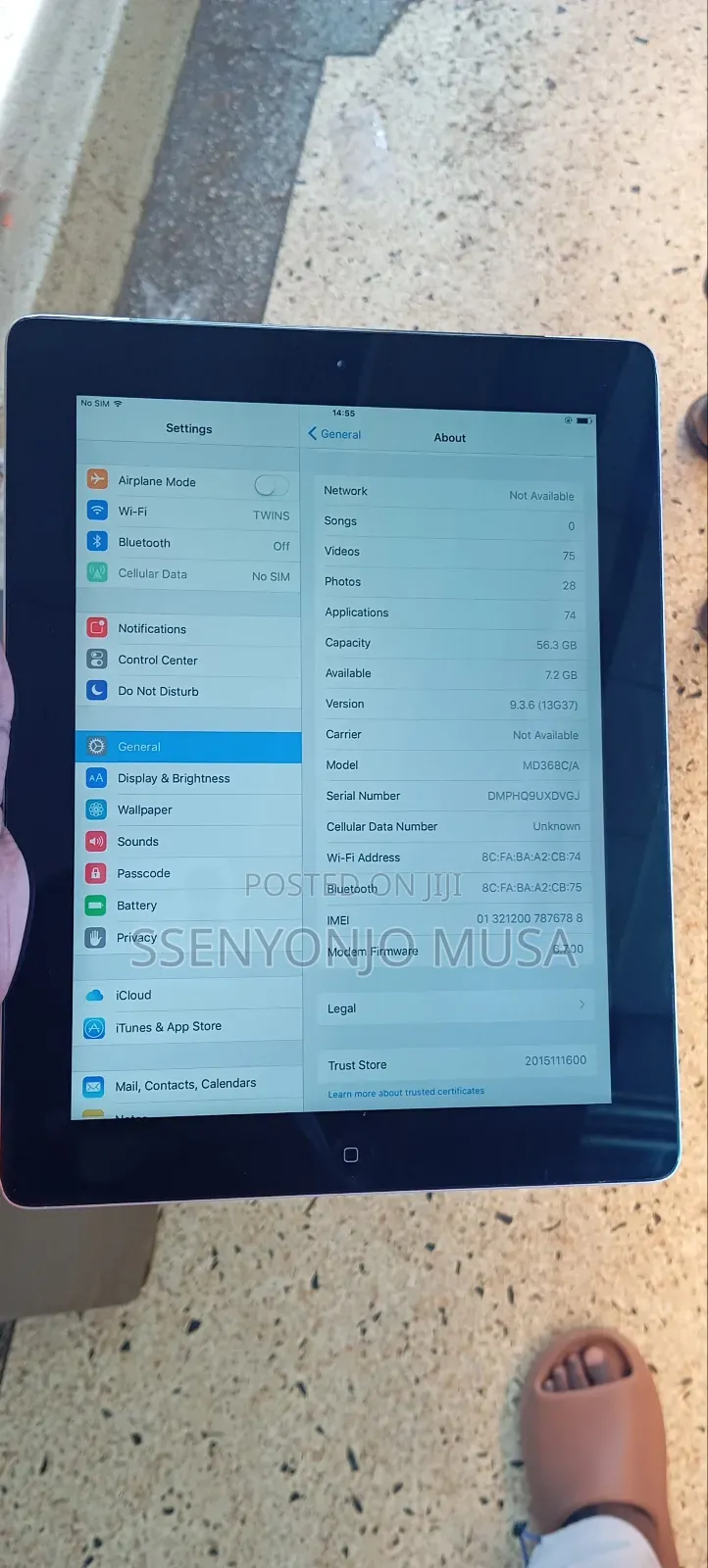 Apple iPad 3 Wi-Fi + Cellular 64 GB Gray
