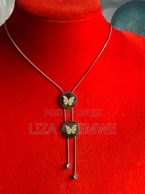 Gold Butterfly Cutout Necklace