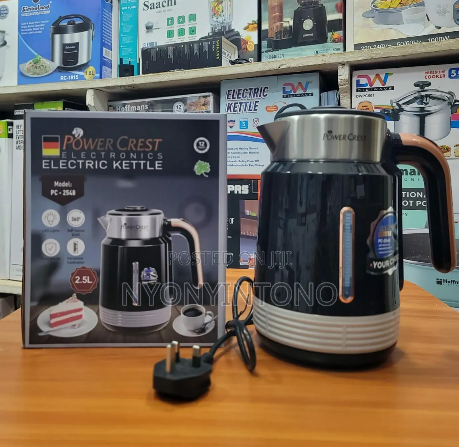 Power Crest 2.5litres Automatic Electric Kettle