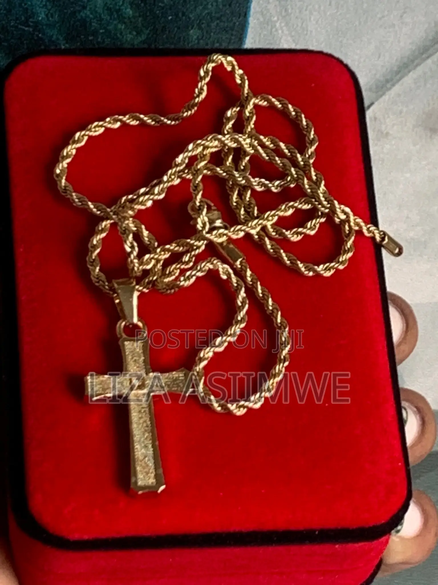 Textured Cross Necklaces