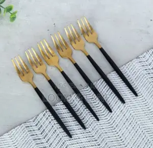 12pcs Set Stainless Steel Dessert Fruit Forks