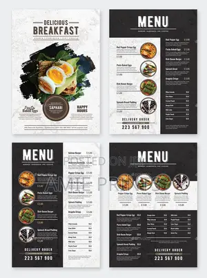 Menu Design