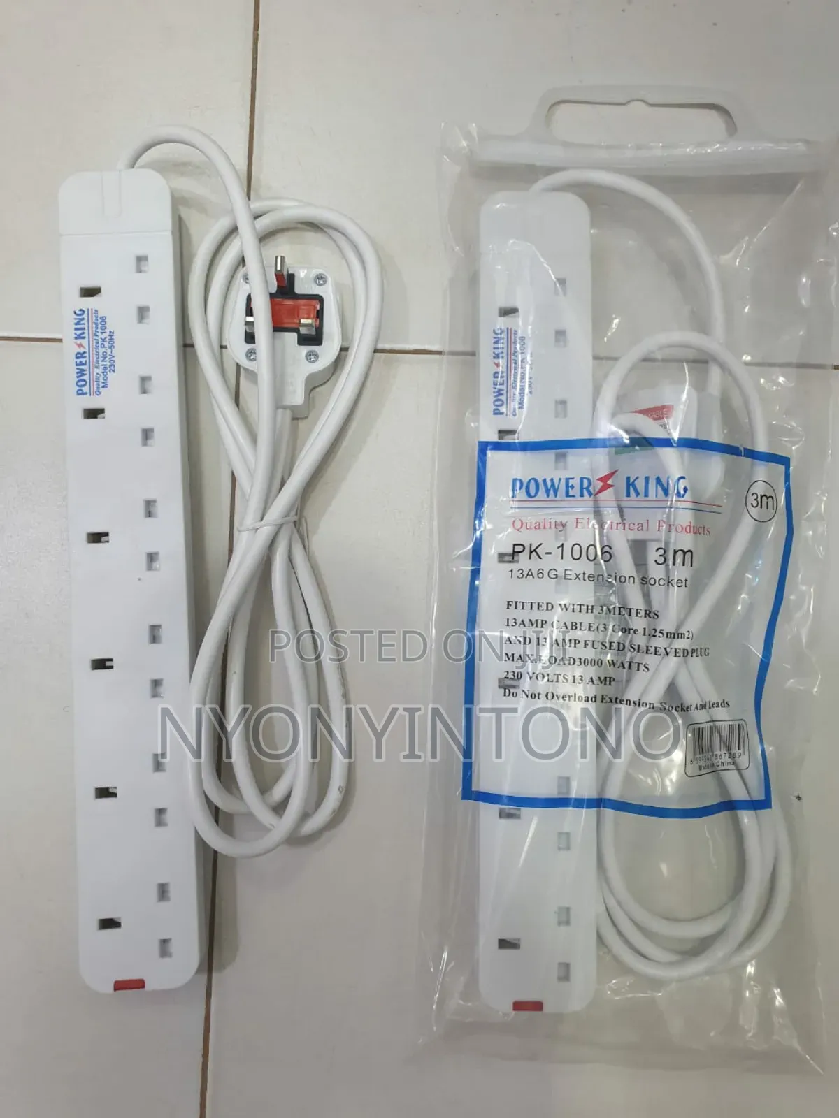 Power King 6ways Power Extension