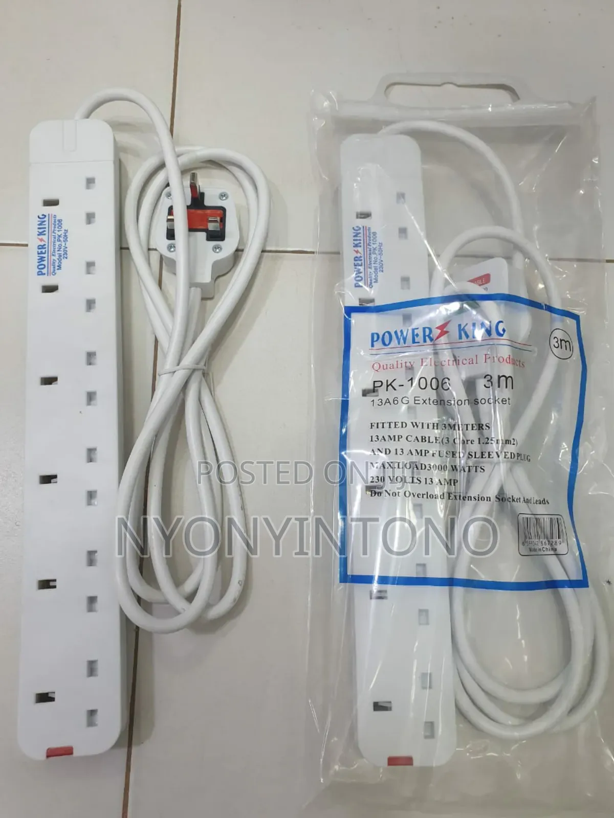 Power King 6ways Power Extension