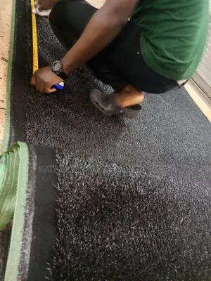Black Flooring Grass Carpet