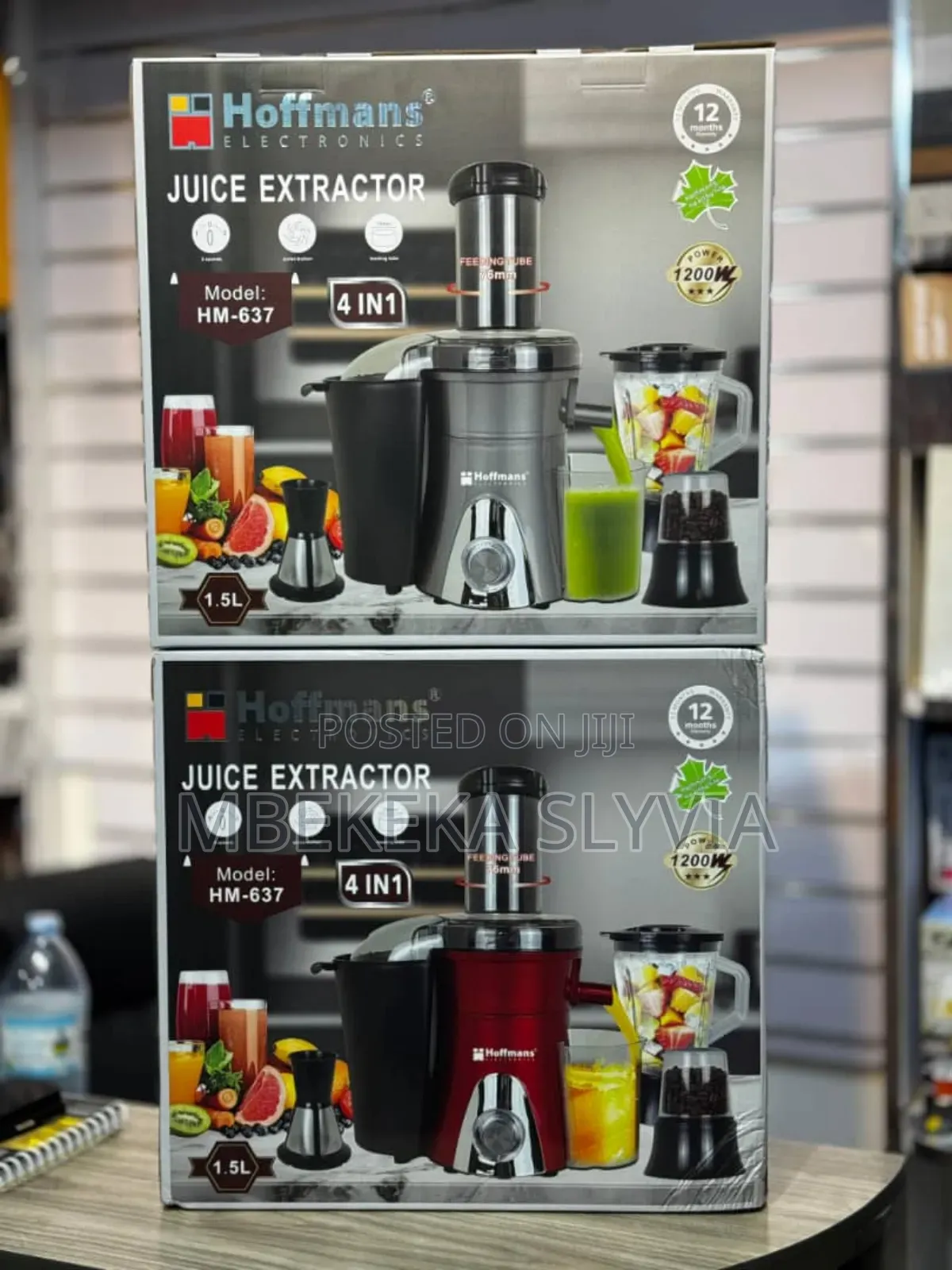 Hoffmans Juicer Blender/4 In1 Hoffmans Juicer Extractor