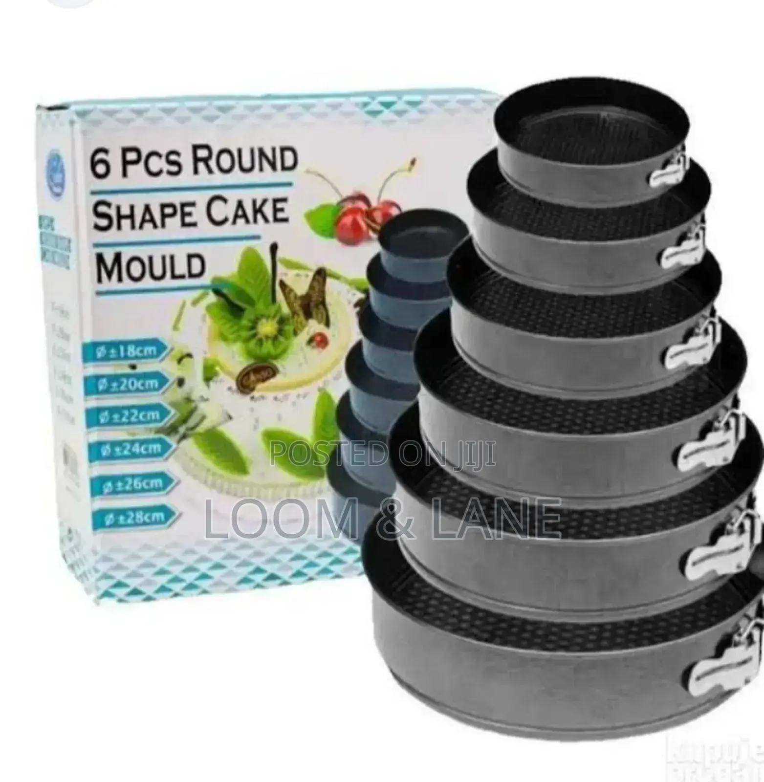 Generic Set of 6 Baking Tins