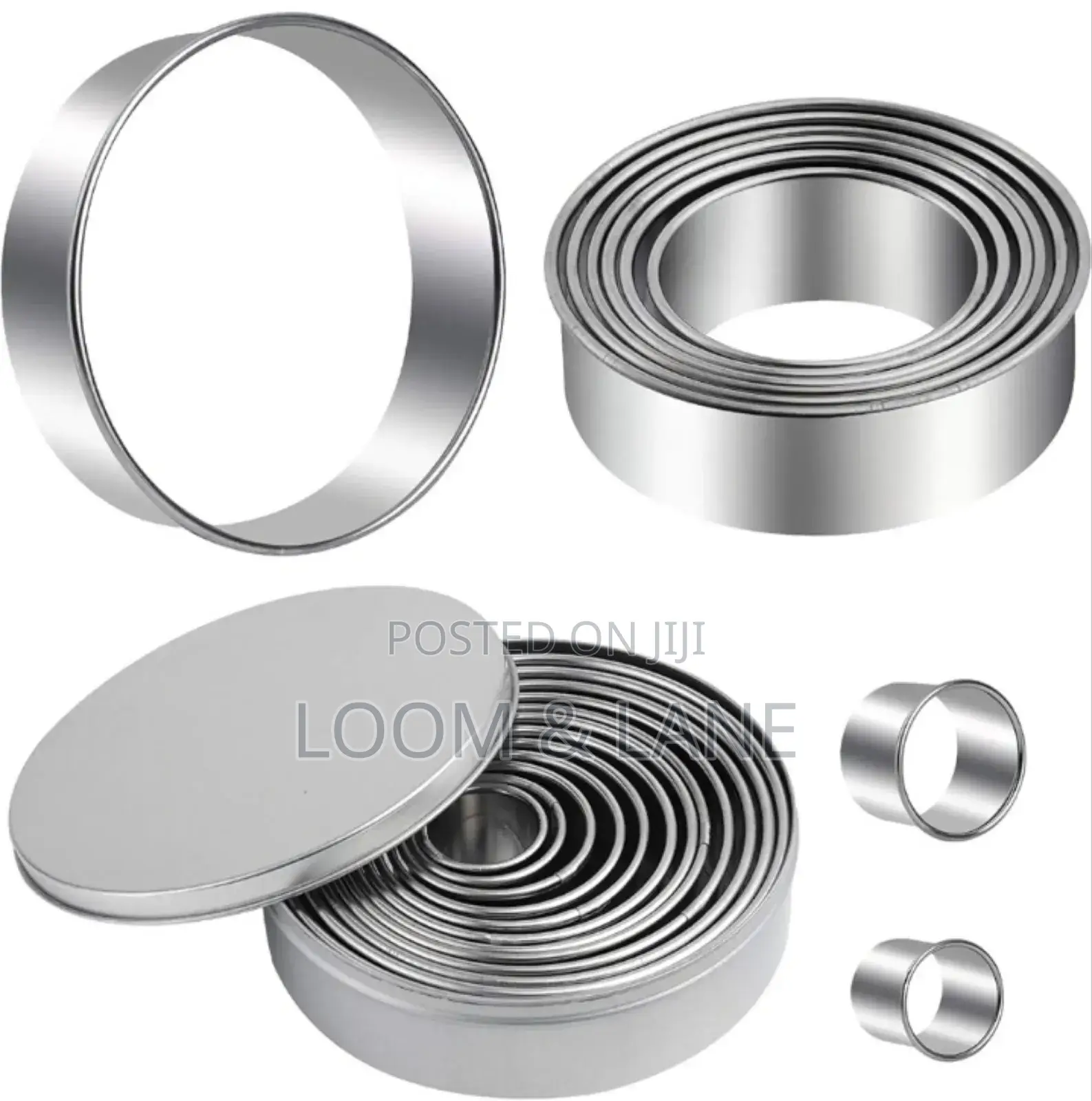 Set of 12pcs Round Cookie Cutter