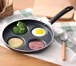 Mini Breakfast Cooking Four Hole Non Stick Egg Fry Pan