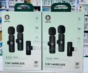 Green Lion 3 in 1 Wireless Lavaliere Microphone
