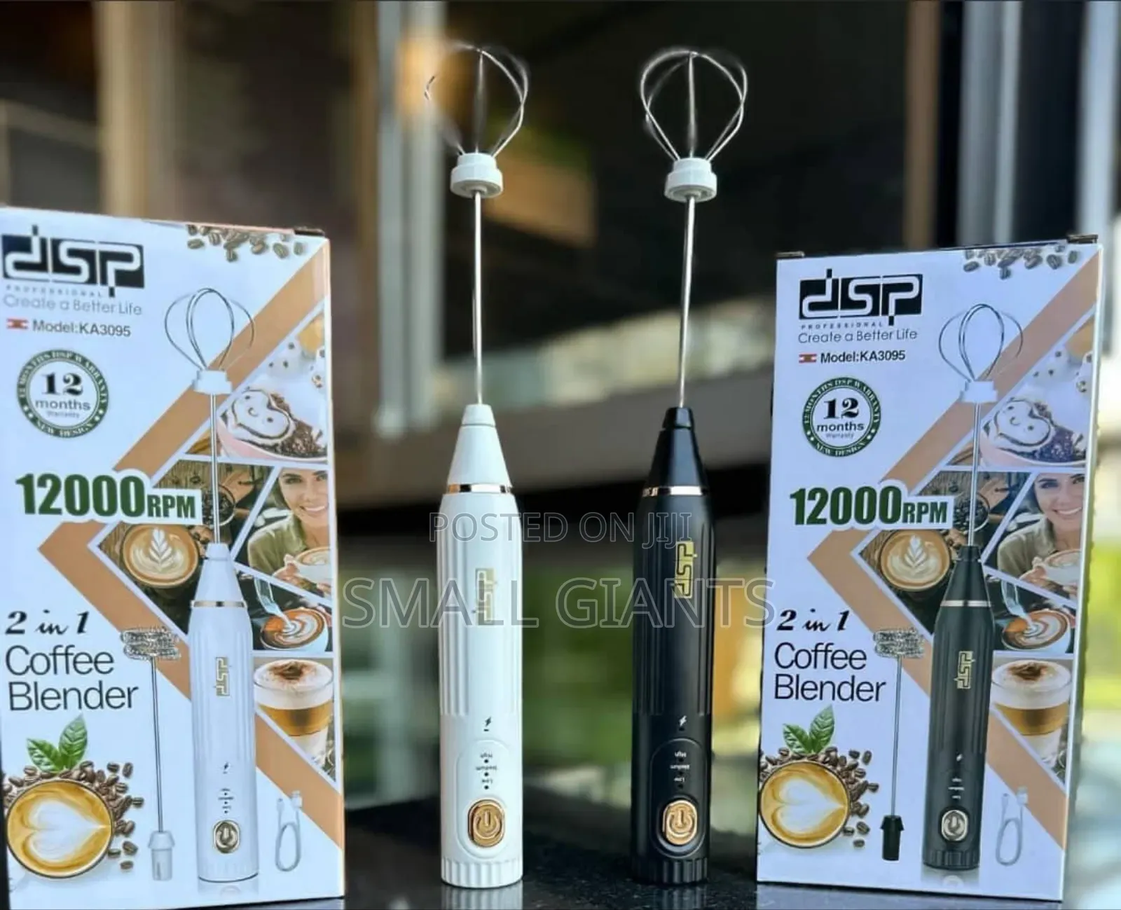 DSP Rechargeable Coffee Mixer Milk Frother