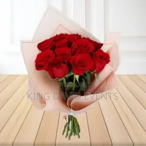 Simple Red Flower Bouquet