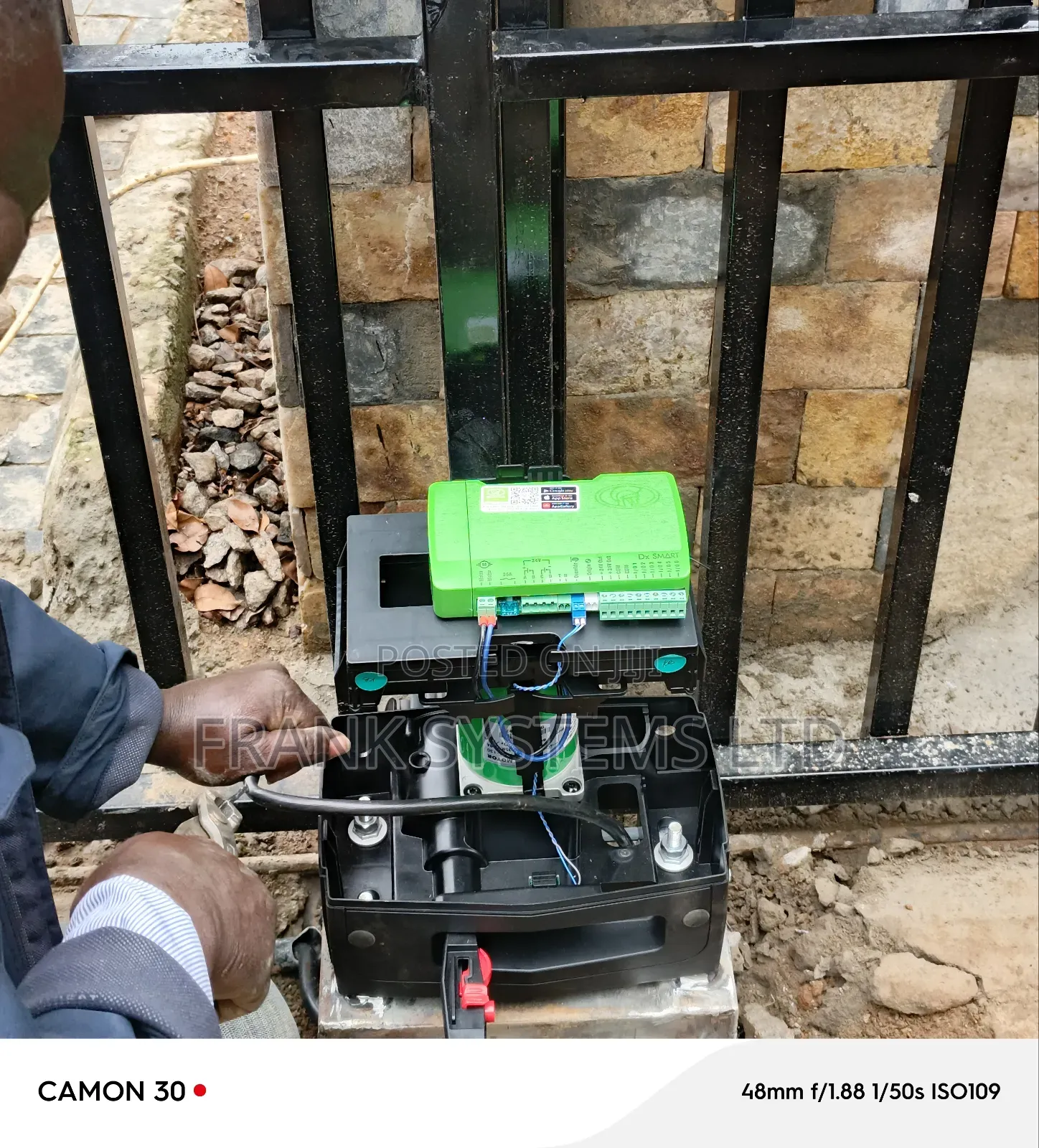 Automatic Sliding Gate System. Smart Intelligent