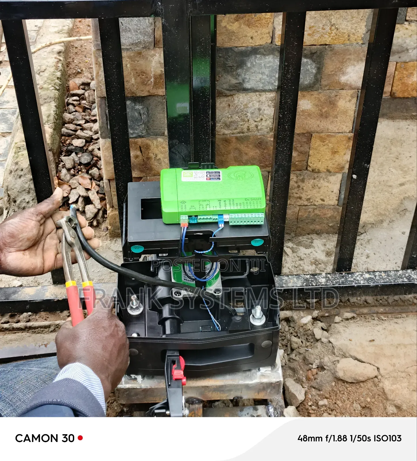 Automatic Sliding Gate System. Smart Intelligent