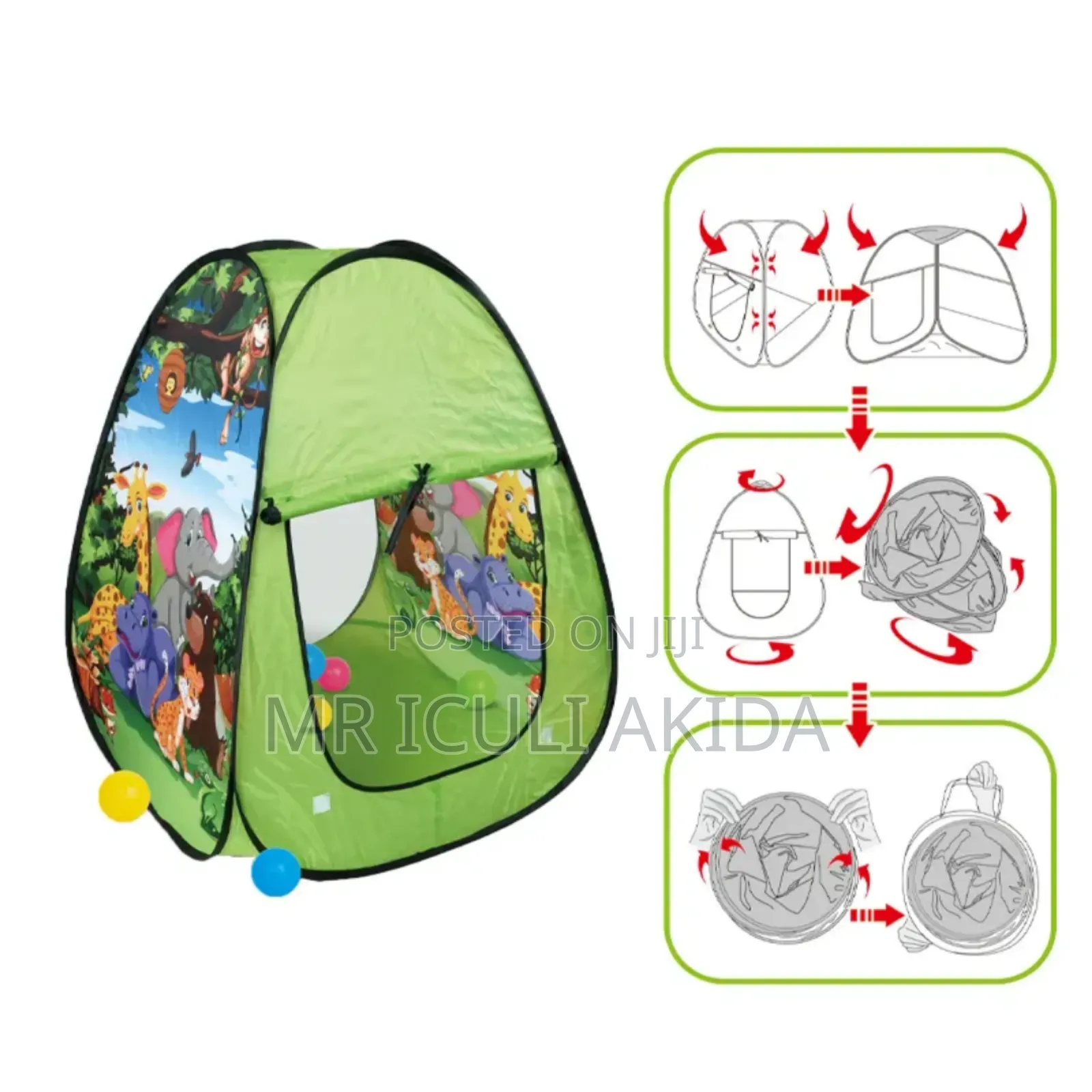 Kids Pop-Up Dome Playing Tent